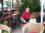 Respite at a Cretan cafe by the Lake