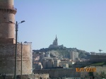 The symbol of Marseille on the hilltop