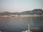 View of southeasternmost Monaco from the ship