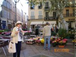 The flower market Aix-en-Provence