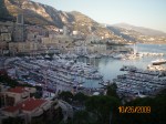 What a view of the Monaco harbor and Monte Carlo