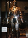 One of the many suits of armor in the Grandmaster's Palace museum